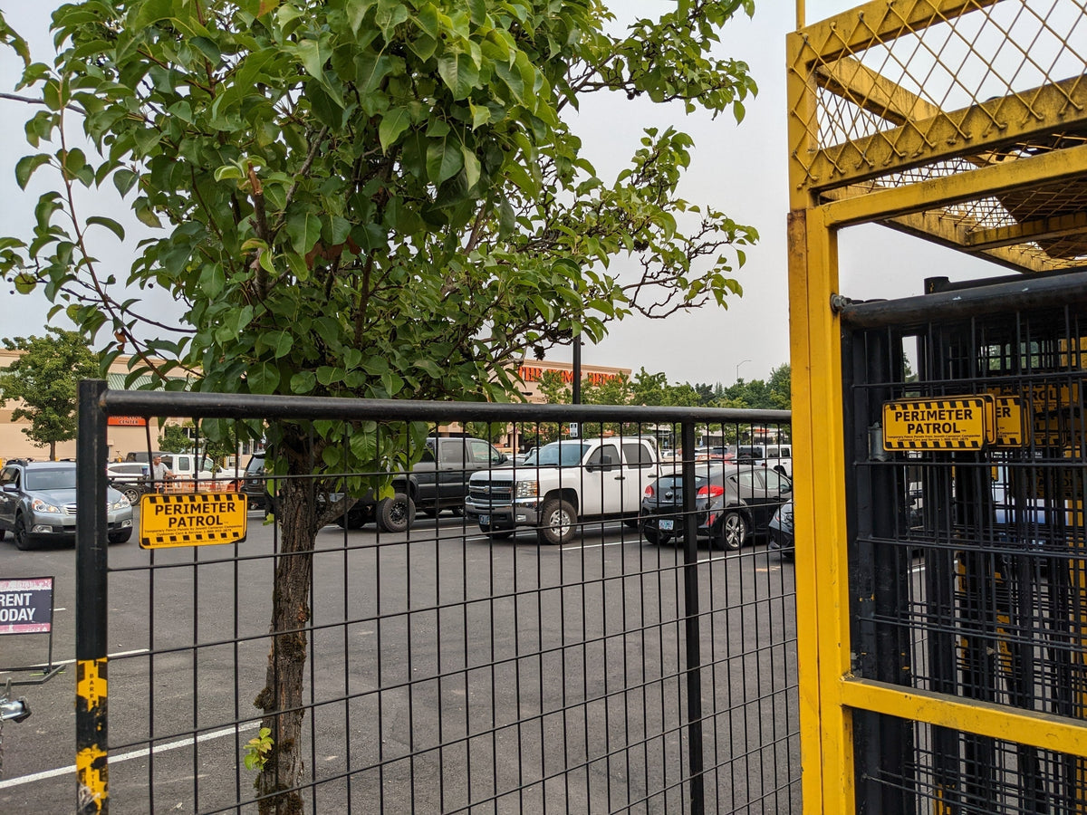 Perimeter Patrol 6-ft H x 7.25-ft L Multi-Purpose Steel Fence Panel