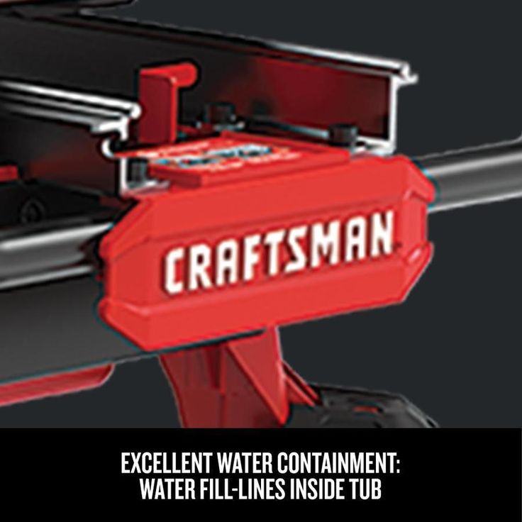 CRAFTSMAN 7-in 30-Amp Tabletop Sliding Table Tile Saw