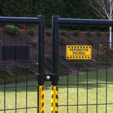 Perimeter Patrol 6-ft H x 7.25-ft L Multi-Purpose Steel Fence Panel