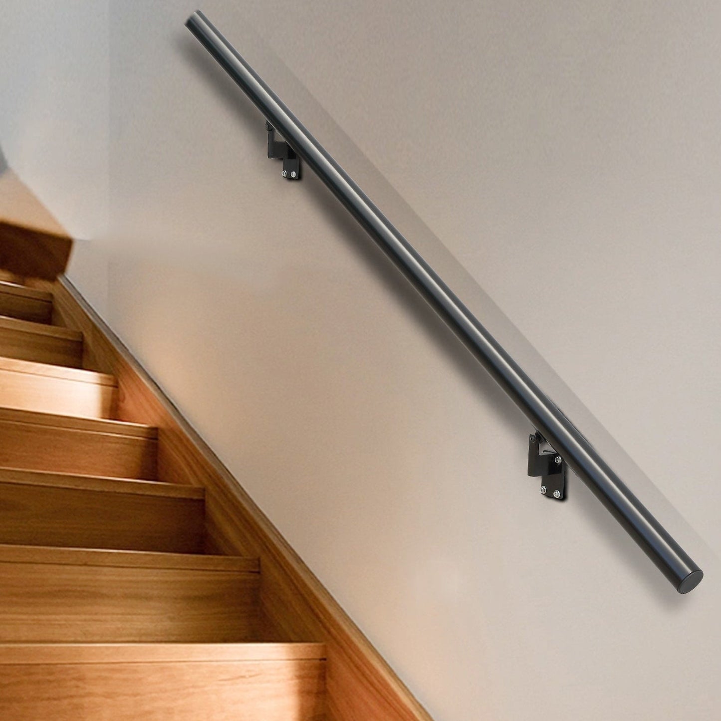 VEVOR Stairs service 4-ft x 7-in Aluminum Alloy Aluminum Deck Stair Rail Kit