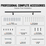 VEVOR Stairs service 5-ft x 7-in Aluminum Alloy Aluminum Deck Stair Rail Kit