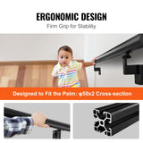 VEVOR Stairs service 5-ft x 7-in Aluminum Alloy Aluminum Deck Stair Rail Kit