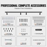 VEVOR Stairs service 7.05-ft x 7-in Aluminum Alloy Aluminum Deck Stair Rail Kit