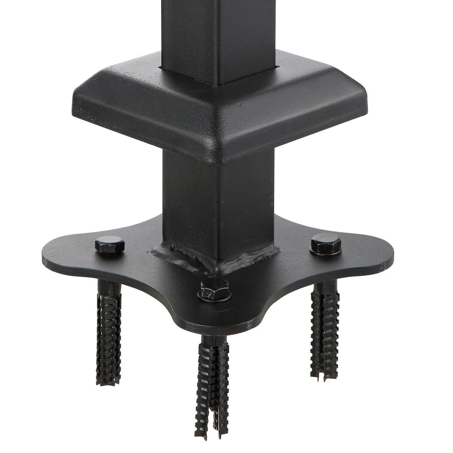 VEVOR Double column handrail 3.37-ft x 35.82-in Carbon Steel Deck Stair Rail Kit
