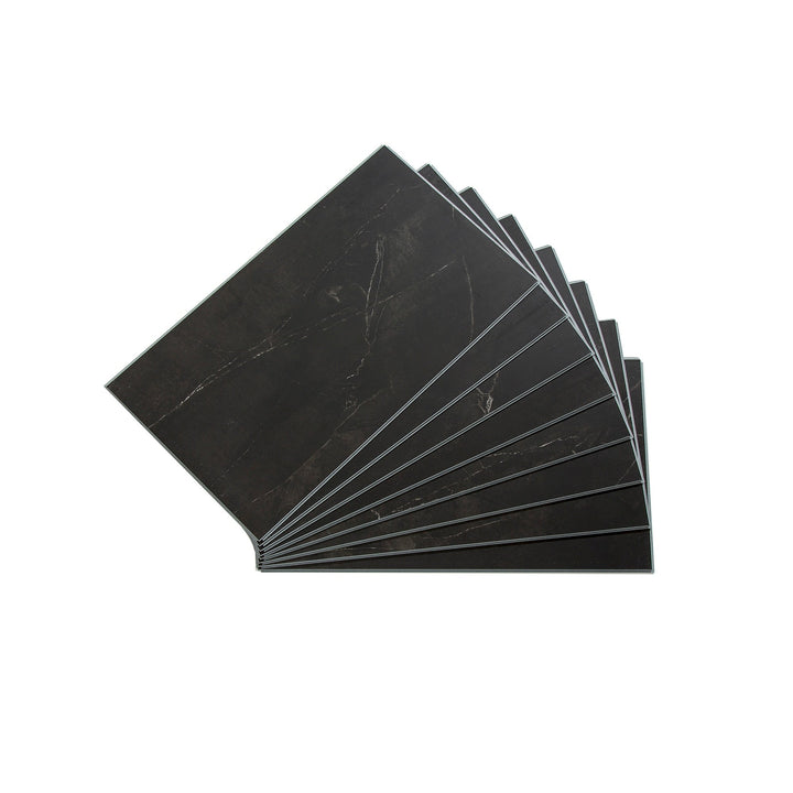 PALISADE Black Ice 26-in x 15-in Matte PVC Wall Tile product image