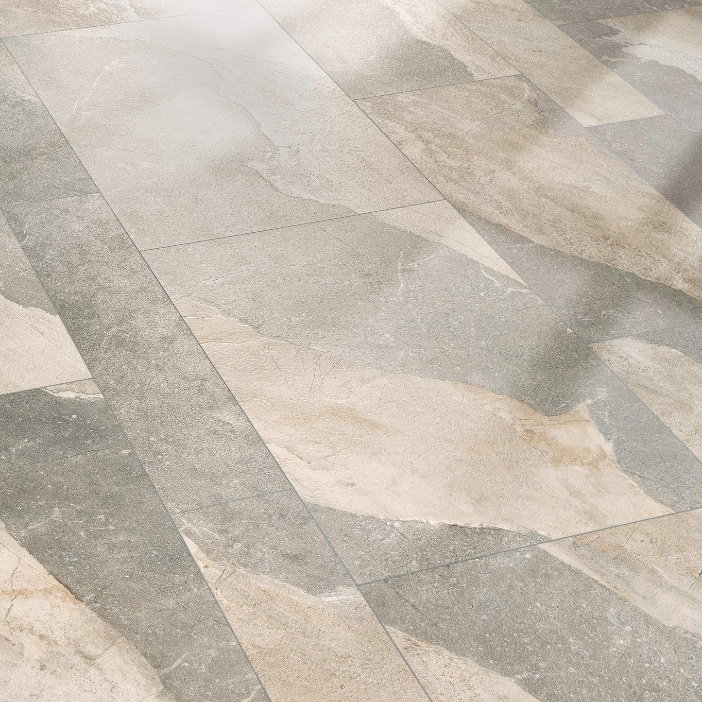 Mohawk Elite Hunting Hound Waterproof Interlocking Luxury Vinyl Tile Flooring, Multi-Width 6/12/18-in x 32-in (24.46-sq ft Carton)