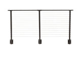 CityPost Face Mount x 42-in Bronze Steel Deck Cable Rail Kit