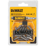 DEWALT 18-Pack 1-in Magnetic Screwdriving Bit Drive Guide Set
