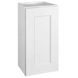 Design House Brookings 12-in W x 24-in H x 12-in D White Maple Wall Ready To Assemble Plywood Cabinet (Recessed Panel Shaker Door Style)