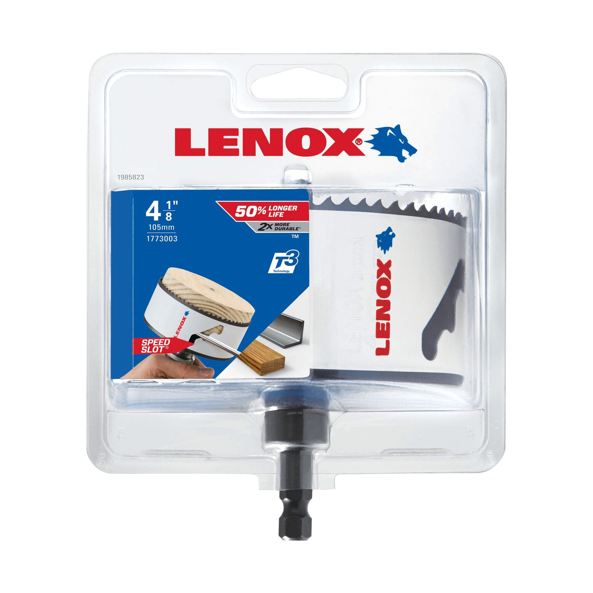 LENOX 4-1/8-in Bi-Metal Arbored Hole Saw