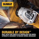 DEWALT Aluminum Oxide 7-in 60-Grit Grinding Wheel, Type 1, 7/8-in Arbor