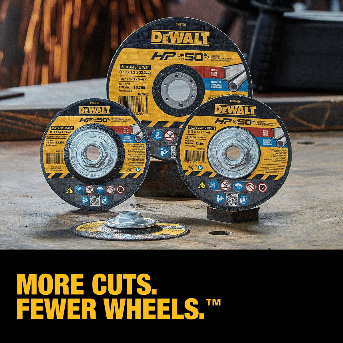 DEWALT Aluminum Oxide 7-in 60-Grit Grinding Wheel, Type 1, 7/8-in Arbor