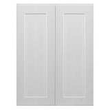 Design House Brookings 27-in W x 36-in H x 12-in D White Maple Wall Ready To Assemble Plywood Cabinet (Recessed Panel Shaker Door Style)