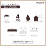 Style Selections Woods Vintage Gray 6-in x 24-in Porcelain Wood Look Floor Tile (Common: 6-in x 24-in; Actual: 5.84-in x 23.5-in)