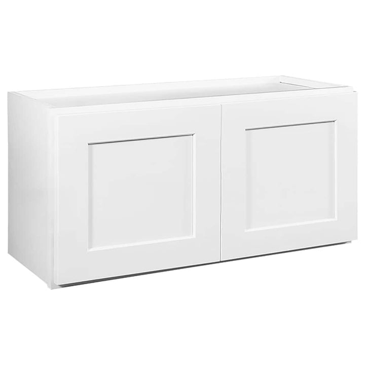 Design House Brookings 36-in W x 18-in H x 12-in D White Maple Wall Ready To Assemble Plywood Cabinet (Recessed Panel Shaker Door Style)