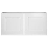 Design House Brookings 36-in W x 18-in H x 12-in D White Maple Wall Ready To Assemble Plywood Cabinet (Recessed Panel Shaker Door Style)