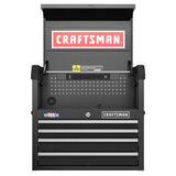 CRAFTSMAN 2000 Series 26.68-in W x 24.7-in H x 16.32-in D 4-Drawer Steel Tool Chest (Black)