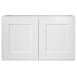 Design House Brookings 30-in W x 18-in H x 12-in D White Unfinished Maple Wall Fully Assembled Plywood Cabinet (Recessed Panel Shaker Door Style)