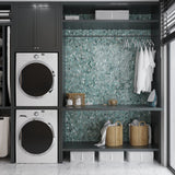 Apollo Tile Majeste 10-in x 11-in Glossy Glass Scale Floor and Wall Tile (8.48-sq. ft/ Carton)