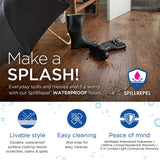 QuickStep Studio Harrison Hickory Embossed Wood Plank Laminate Flooring Sample, 12-mm, 6.14-in x 8-in