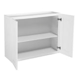 Design House Brookings 30-in W x 24-in H x 12-in D White Maple Wall Fully Assembled Plywood Cabinet (Recessed Panel Shaker Door Style)