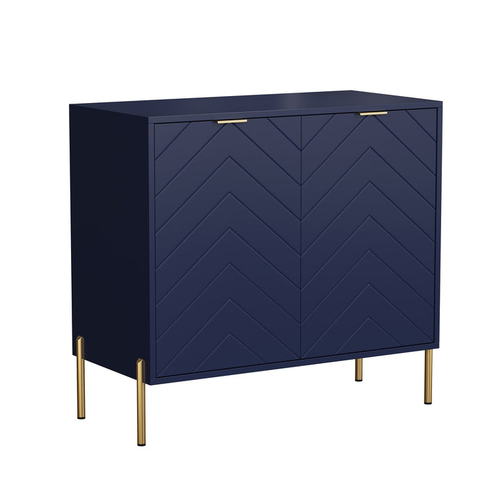 Clihome 15.75-in W x 31.5-in H Mdf Navy Freestanding Utility Storage Cabinet
