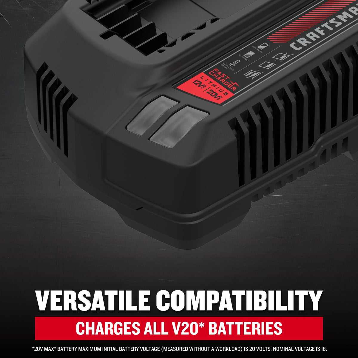 CRAFTSMAN V20 20-Volt Max 4.0Ah Lithium-Ion Battery & Charger Kit