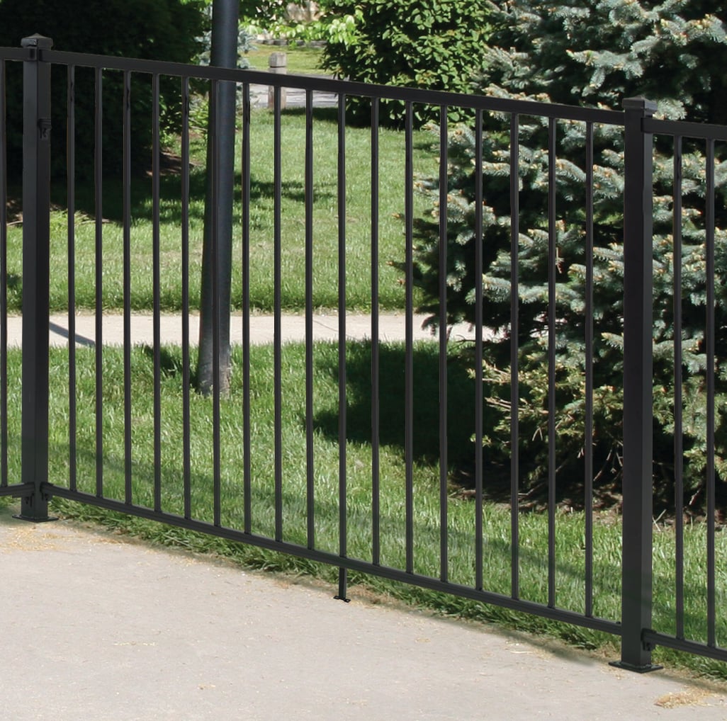 Gilpin Black Metal Post Connector for Decking and Porches - 6.125-in x 4.5-in - Steel Railing Support Bracket