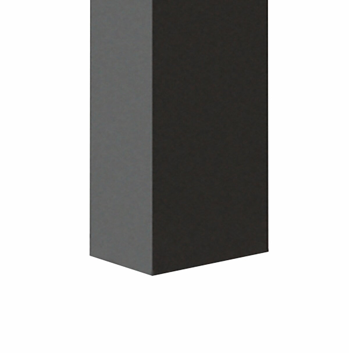 Gilpin 5-ft H x 1-1/2-in W Black Steel Decorative Metal Decorative Universal Fence Post