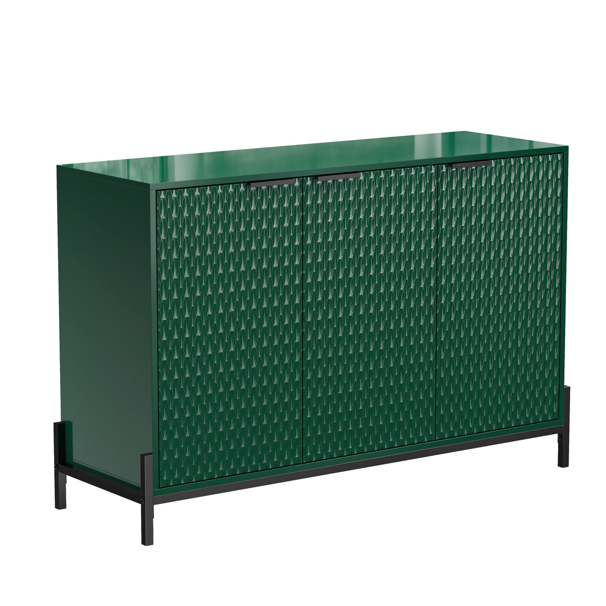 Clihome 15.67-in W x 31.5-in H Mdf Green Freestanding Utility Storage Cabinet