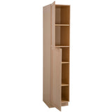 Easthaven Shaker Assembled 18x90x24 in. Frameless Pantry Cabinet in Unfinished Beech - Super Arbor