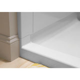 Accord 36 in. x 36 in. x 75-3/4 in. Shower Kit in White - Super Arbor