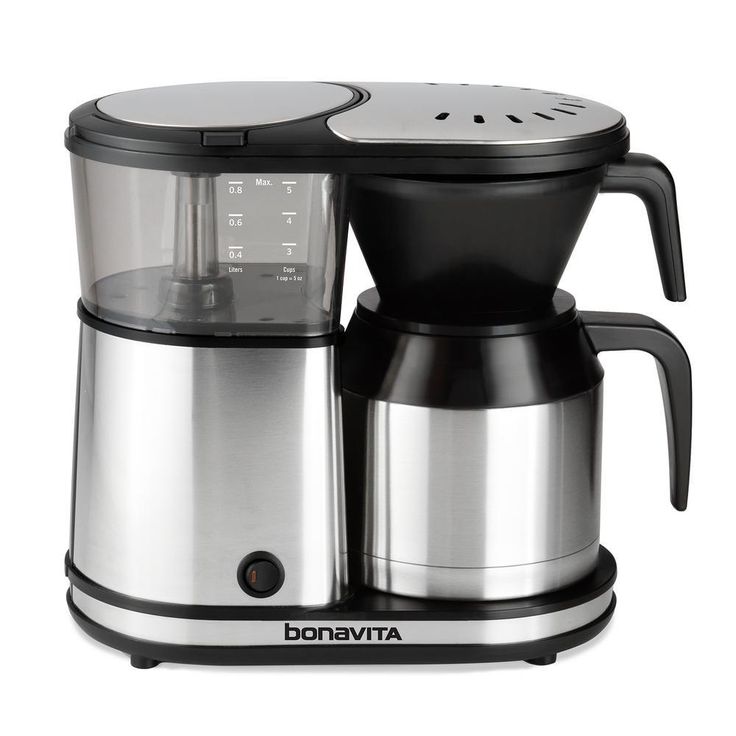 5-Cup Stainless Steel Drip Coffee Maker with Automatic Shut-Off