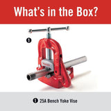 1/8 in. to 4 in. Model 25A Bench Yoke Vise