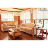 2 in. x 5-1/2 in. Unfinished Solid Hardwood Round Bun Foot - Super Arbor