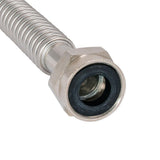 1 in. FIP x 1 in. FIP x 24 in. Corrugated Stainless Steel Water Heater Connector