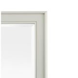 60 in. W x 31 in. H Framed Rectangular  Bathroom Vanity Mirror in Grey