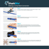 SharkBite Brass 1/2-in PEX Barb Ball Valve