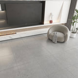 Giorbello Melange Gray 24-in x 24-in Matte Porcelain Stone Look Floor and Wall Tile (16-sq. ft/ Carton)