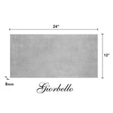 Giorbello Melange Gray 12-in x 24-in Matte Porcelain Stone Look Floor and Wall Tile (16-sq. ft/ Carton)