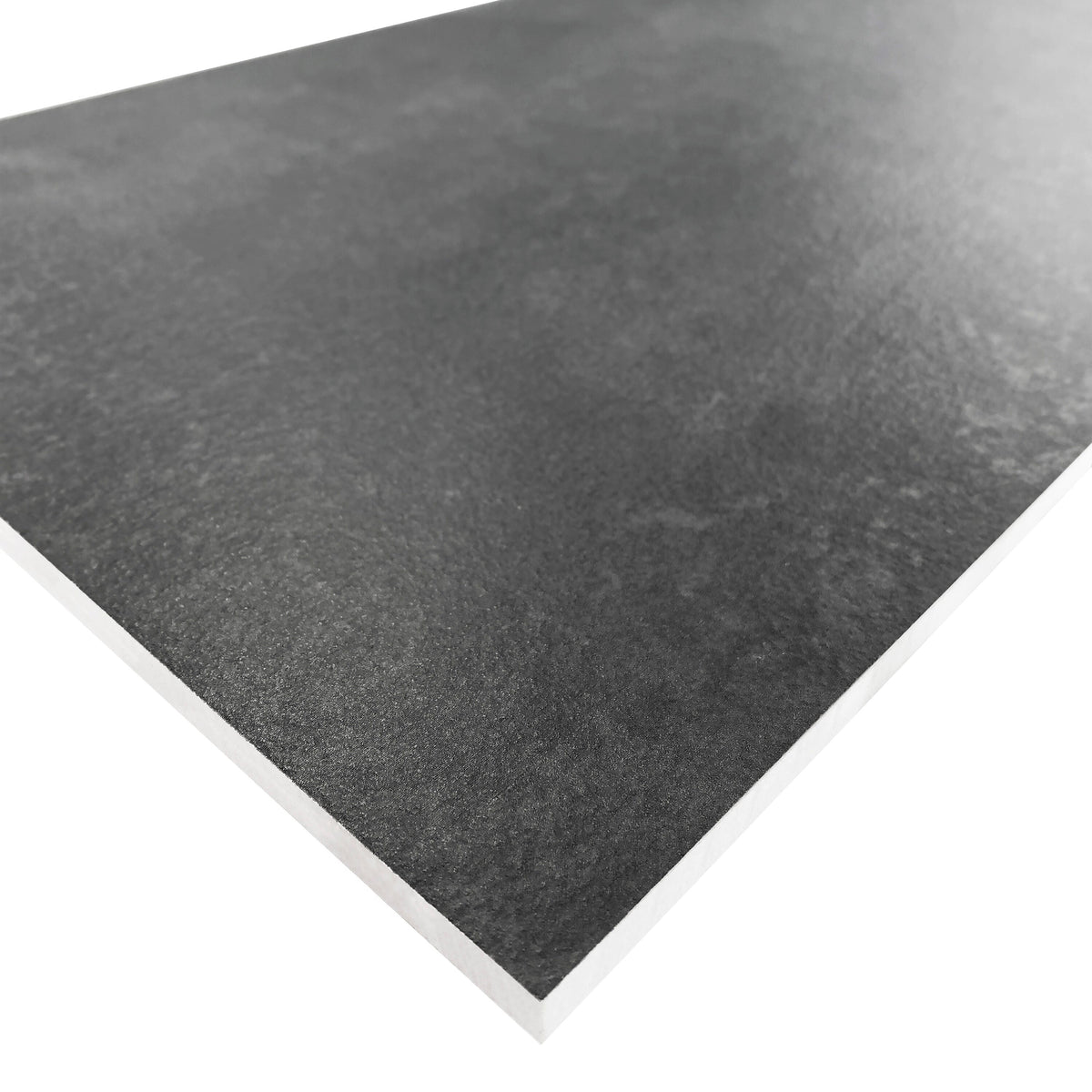 Giorbello Melange Black 24-in x 24-in Matte Porcelain Stone Look Floor and Wall Tile (16-sq. ft/ Carton)