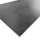 Giorbello Melange Black 24-in x 24-in Matte Porcelain Stone Look Floor and Wall Tile (16-sq. ft/ Carton)