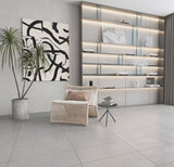 Giorbello Melange Gray 12-in x 24-in Matte Porcelain Stone Look Floor and Wall Tile (16-sq. ft/ Carton)