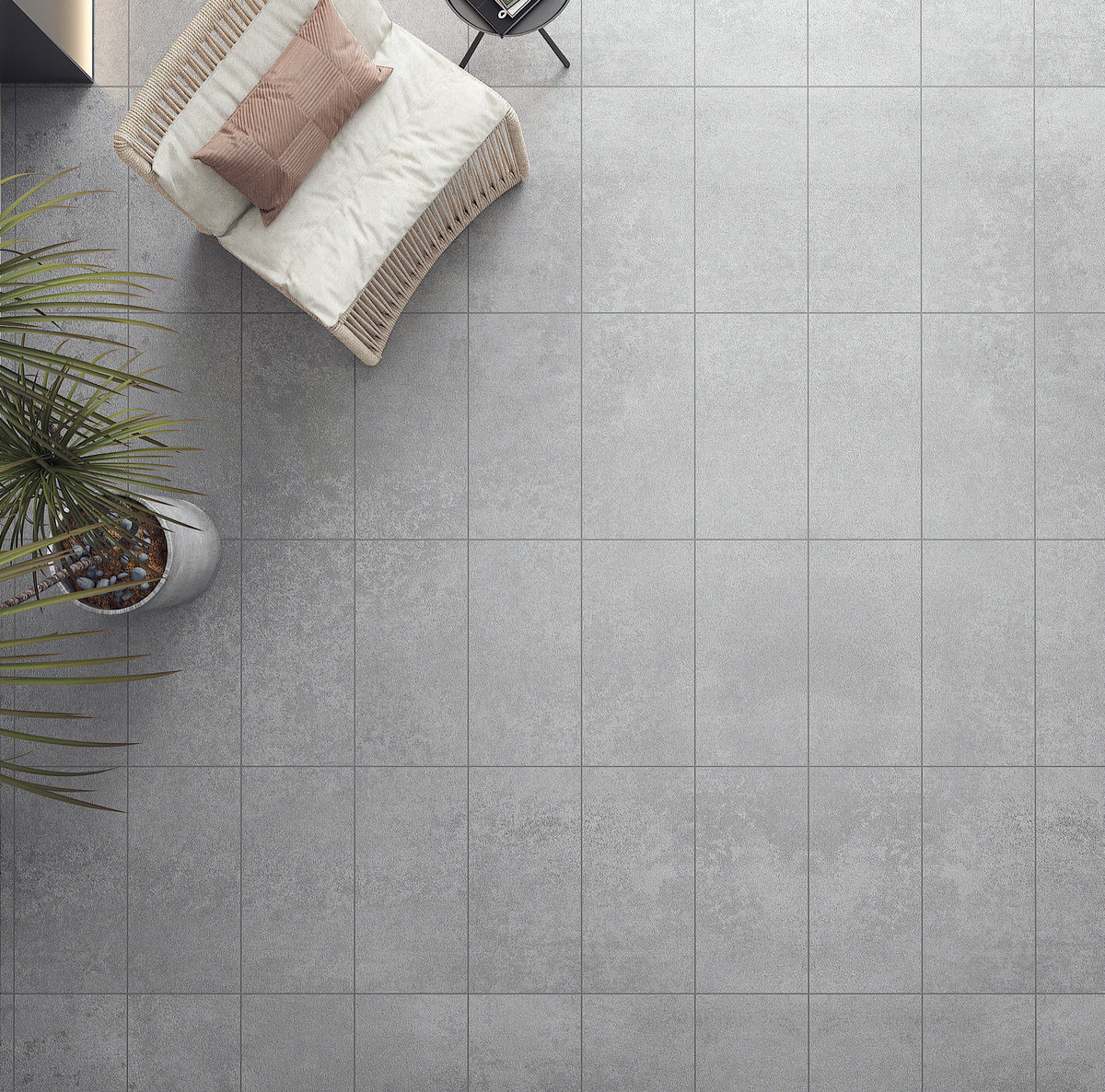 Giorbello Melange Gray 12-in x 24-in Matte Porcelain Stone Look Floor and Wall Tile (16-sq. ft/ Carton)