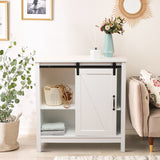 LuxenHome 30.43-in x 31.1-in x 11.8-in White Freestanding Linen Cabinet