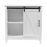 LuxenHome 30.43-in x 31.1-in x 11.8-in White Freestanding Linen Cabinet