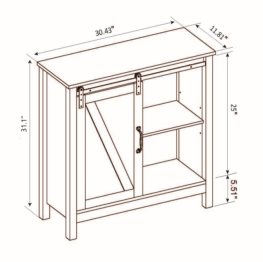 LuxenHome 30.43-in x 31.1-in x 11.8-in White Freestanding Linen Cabinet