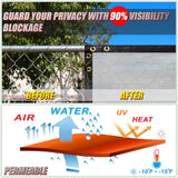ColourTree 3-ft H x 10-ft W Gray Hdpe Chain Link Fence Screen