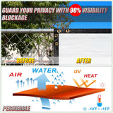 ColourTree 3-ft H x 10-ft W White Hdpe Chain Link Fence Screen