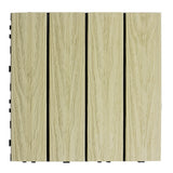 NewTechWood 24-in x 12-in 10-Pack Roman Antique Prefinished Composite Deck Tile (20-sq ft)